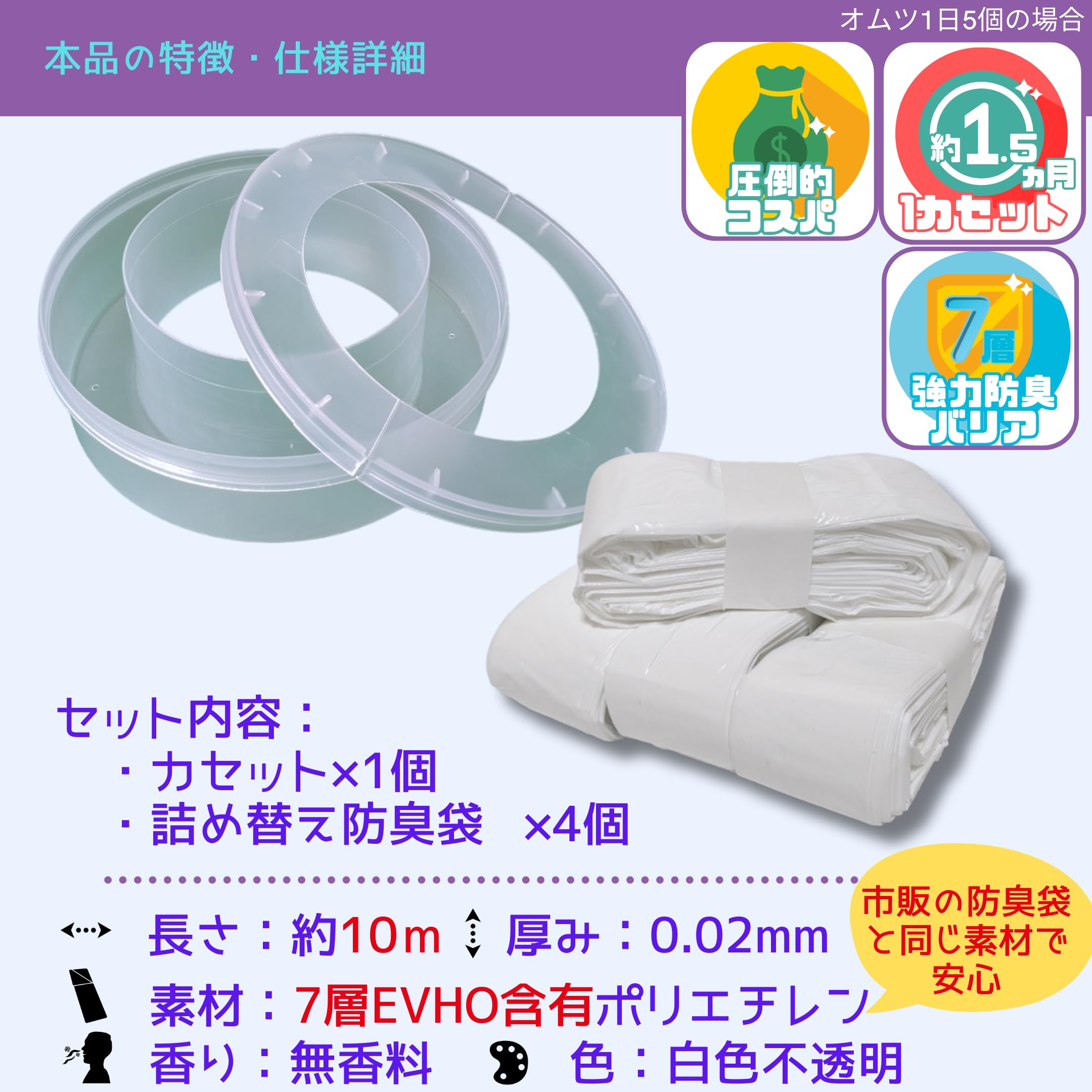 Amazon.co.jp: Nappy Rabbit ポイテック アドバンス カートリッジ付